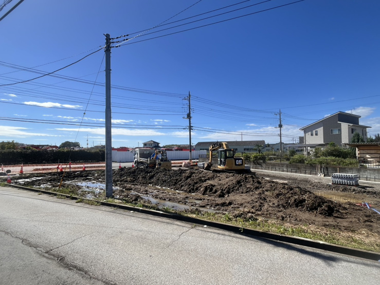 上岩瀬 限定１区画：現地土地風景
