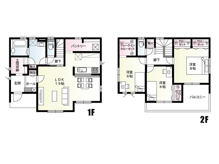 《1号棟　建物面積109.30㎡(33.06坪)》収納豊富、ラクラク動線の3LDKです！