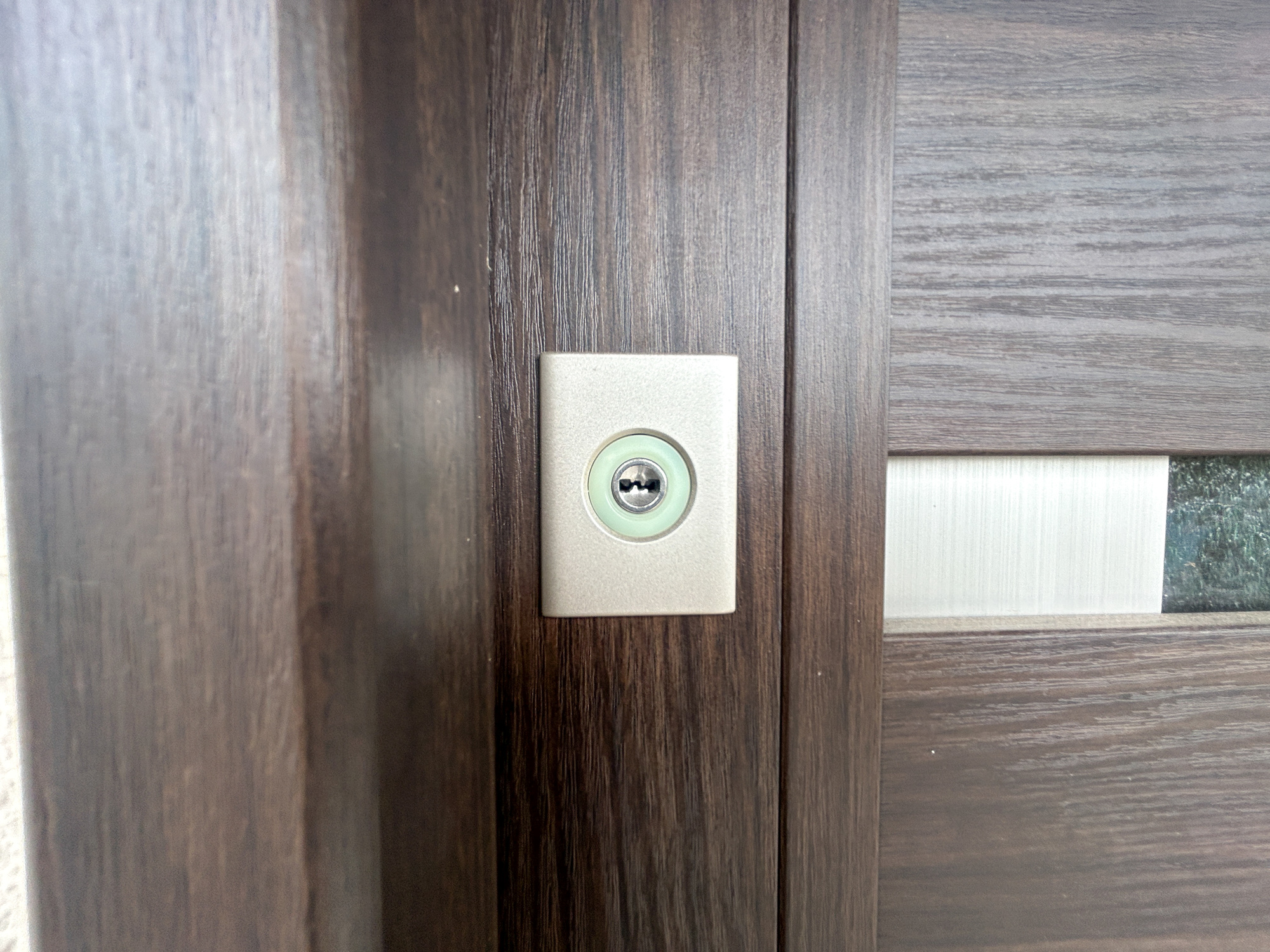 伊勢崎市境百々東　中古住宅の防犯設備|防犯性の高いディンプルキーです!!