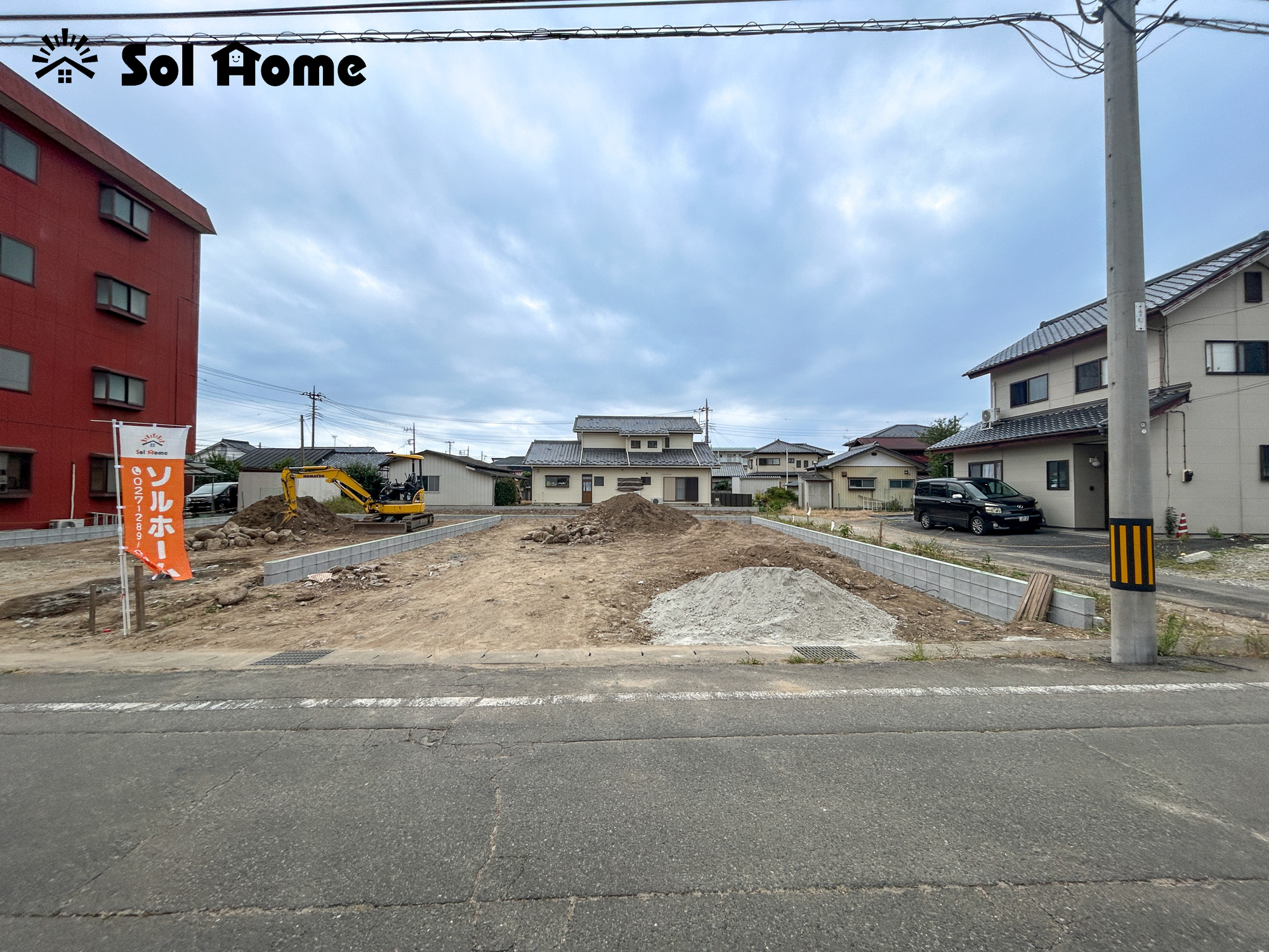 前橋市前箱田町　新築住宅全2棟の外観|◆本日のご案内も大歓迎です♪◆ 図面や写真では分からない部分を不動産のプロが丁寧にご説明いたします！！ 年中無休のソルホームはいつでもお問い合わせをお待ちしております♪
