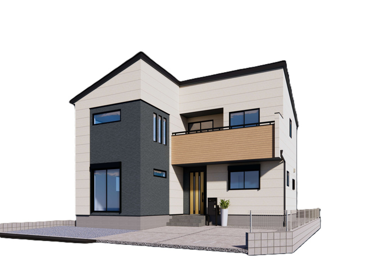 北本市本町４丁目８区画　４号棟　完成予想図