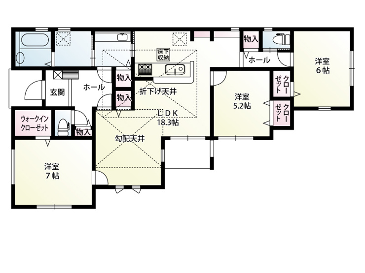 松伏町松伏　新築一戸建て　1号棟