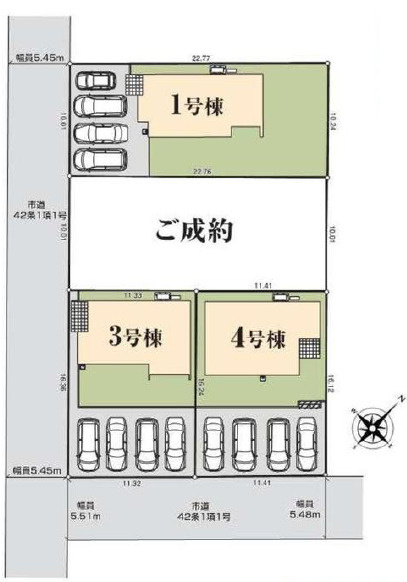 那須塩原市東三島３丁目の新築一戸建の区画図|「初めまして！」が集まる分譲地。たくさんの子供たちが年齢を問わずに、仲良く一緒に成長できるのは分譲地の特徴ですね。