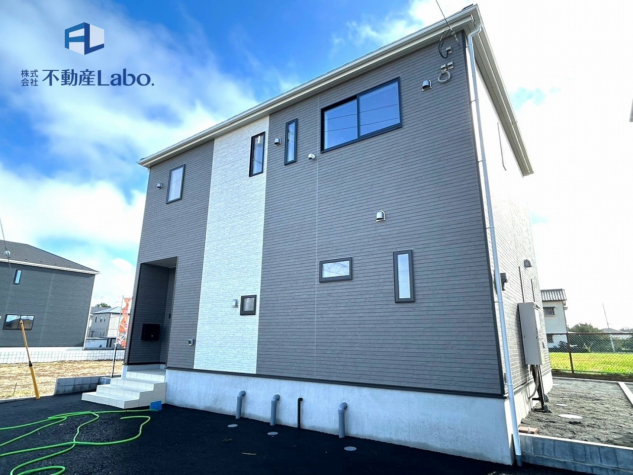 クレイドルガーデン　沼津市大諏訪　第8　全2棟の外観パース|【2号棟外観】
