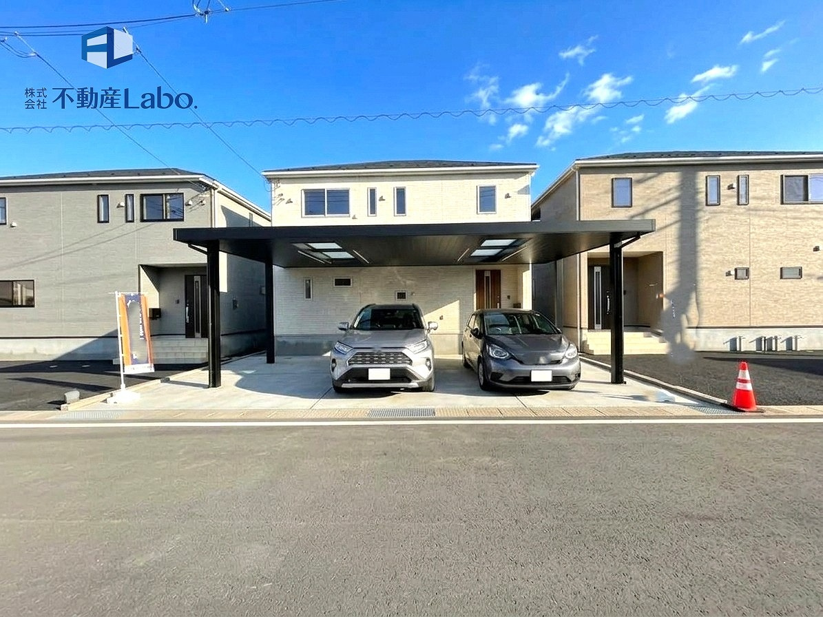 クレイドルガーデン　富士宮市淀平町第2Ⅱ期　新築分譲住宅　全4棟のその他|●外構CG● 外観写真のカーポート、車はCGでイメージとなります。別途、追加工事でカーポートの設置も可能です♪