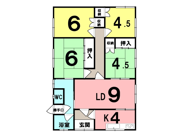 室蘭市港北町4丁目3-6　収益戸建の間取り