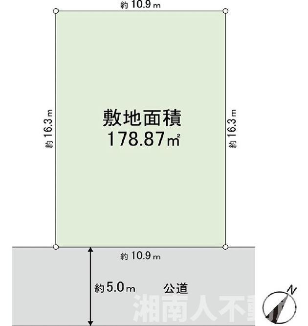 逗子市久木８丁目売地 の土地図