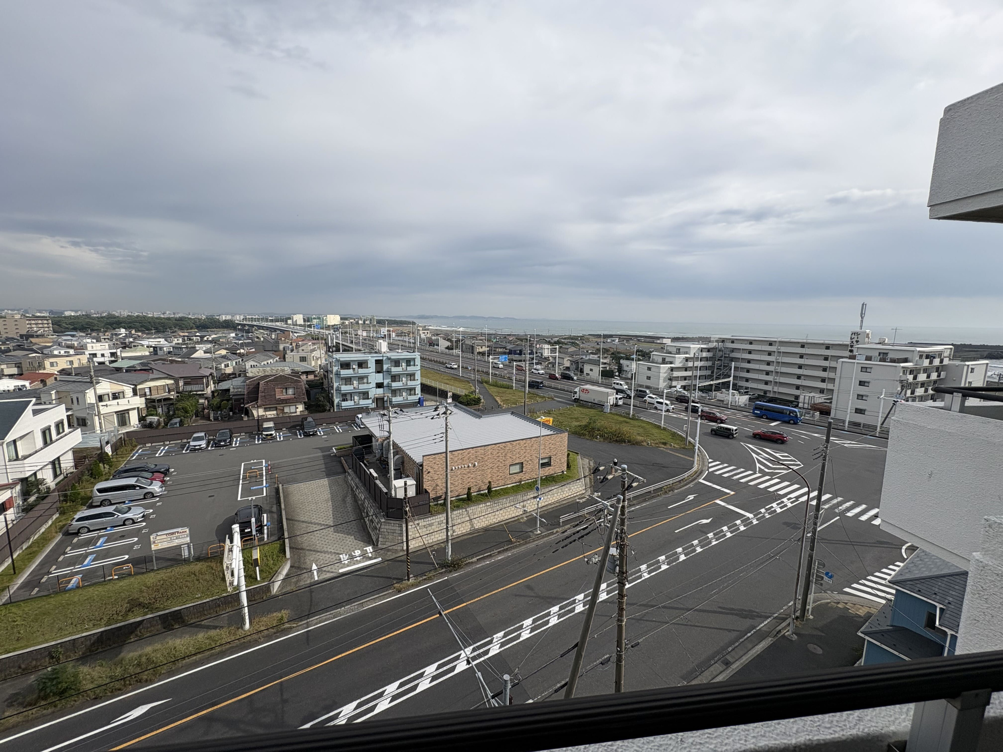 パークサイド平塚2号棟の展望|海を眺めながら、開放感あふれる暮らしをお楽しみいただけます！
