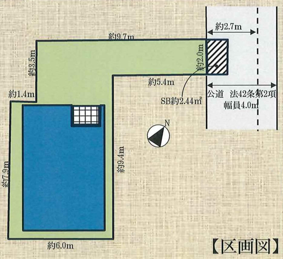 横浜市磯子区栗木1丁目 新築戸建て【仲介手数料無料】の区画図