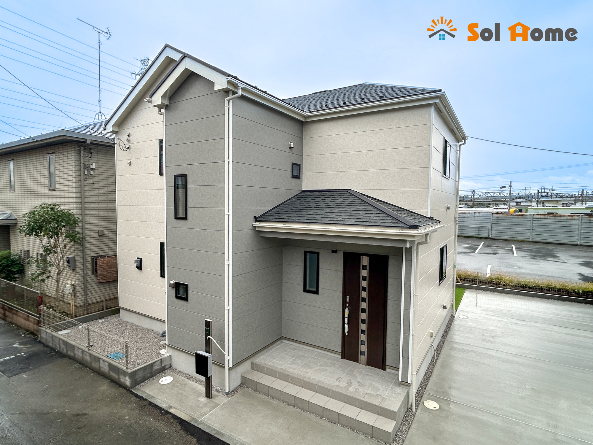 高崎市双葉町　新築住宅全1棟の外観|◆本日のご案内も大歓迎です♪◆ 図面や写真では分からない部分を不動産のプロが丁寧にご説明いたします！！ソルホームはいつでもお問い合わせをお待ちしております♪