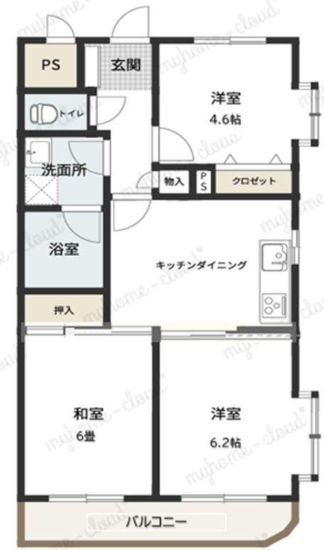 兼六ハイム保谷の間取り