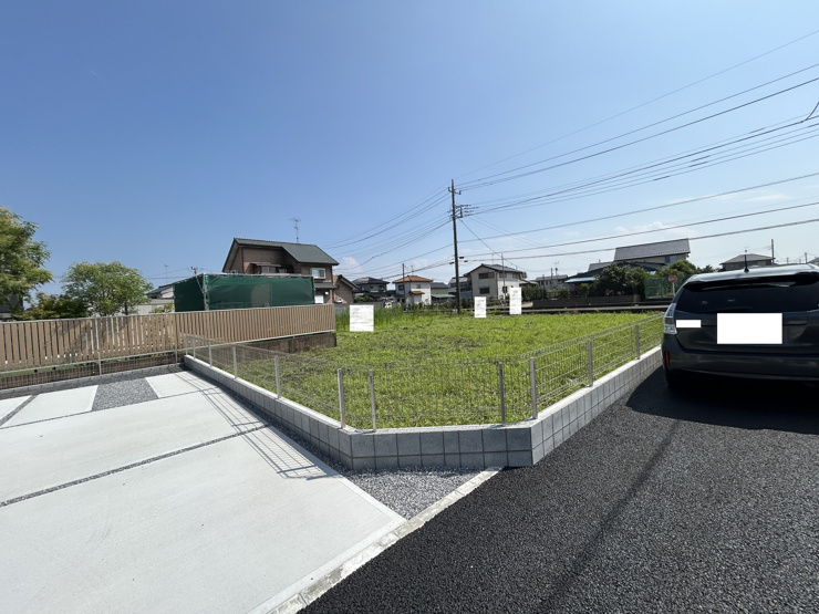 2号地　302.43㎡（91.48坪）現地写真です！（2026/10/03撮影）