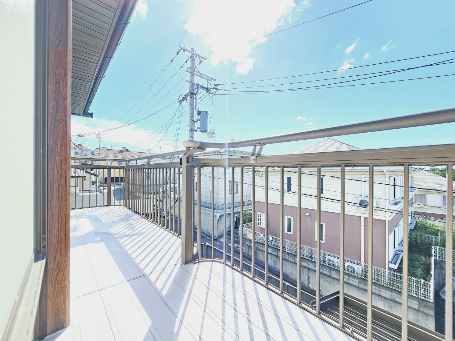 南落合１丁目戸建のバルコニー