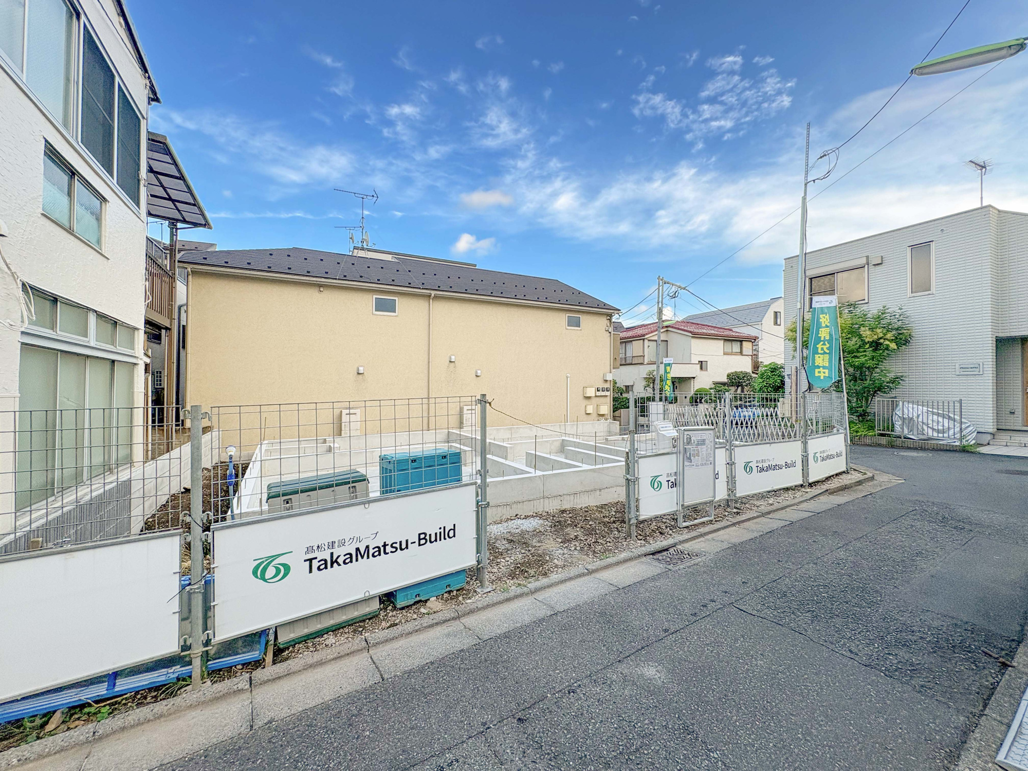 新築分譲［ミラクラス太子堂］の前面道路含む現地写真|前面道路を含む販売現地写真