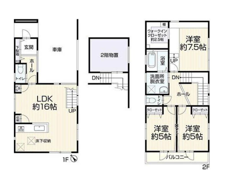 横浜市港北区鳥山町 中古戸建て【仲介手数料半額】の間取り