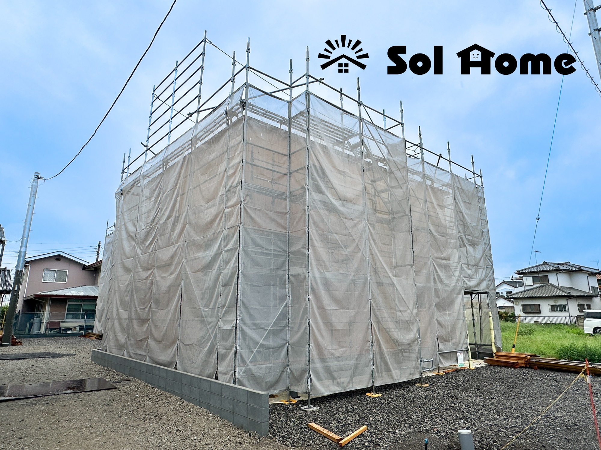 佐野市植下町の新築一戸建の外観|◆本日のご案内も大歓迎です♪◆ 図面や写真では分からない部分を不動産のプロが丁寧にご説明いたします！！ 年中無休のソルホームはいつでもお問い合わせをお待ちしております♪