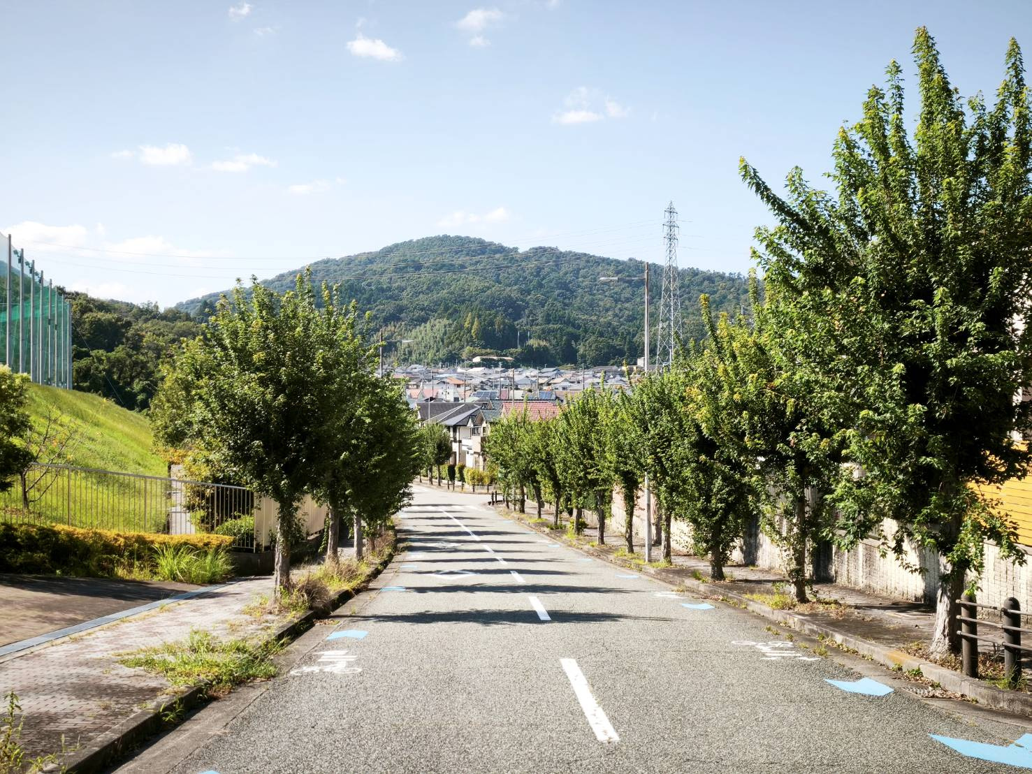 川西市南野坂１丁目　売土地のその他|土地までの道のり
景色も良いです