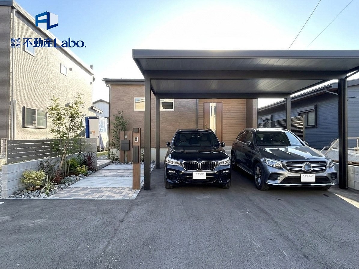 リーブルガーデン　駿河区広野4丁目　全1棟のその他|●外構CG● 外観写真のカーポート、外構、車はCGでイメージとなります。別途、追加工事でカーポートの設置、外構も可能です♪