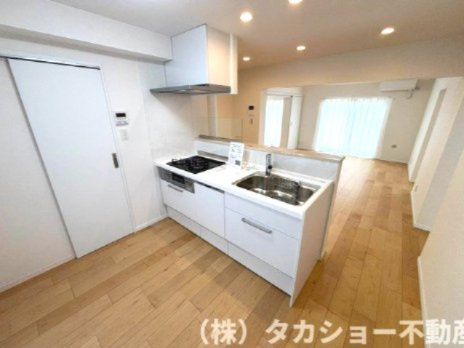 第二稲毛ハイツ　20号棟のキッチン|キッチンにはあると嬉しい食洗機付です!