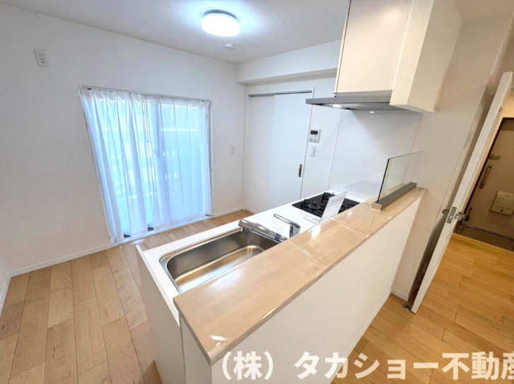 第二稲毛ハイツ　20号棟のキッチン|2wayキッチンになります!