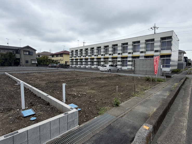 南羽生3丁目（全5区画）5号地：東からの現地風景