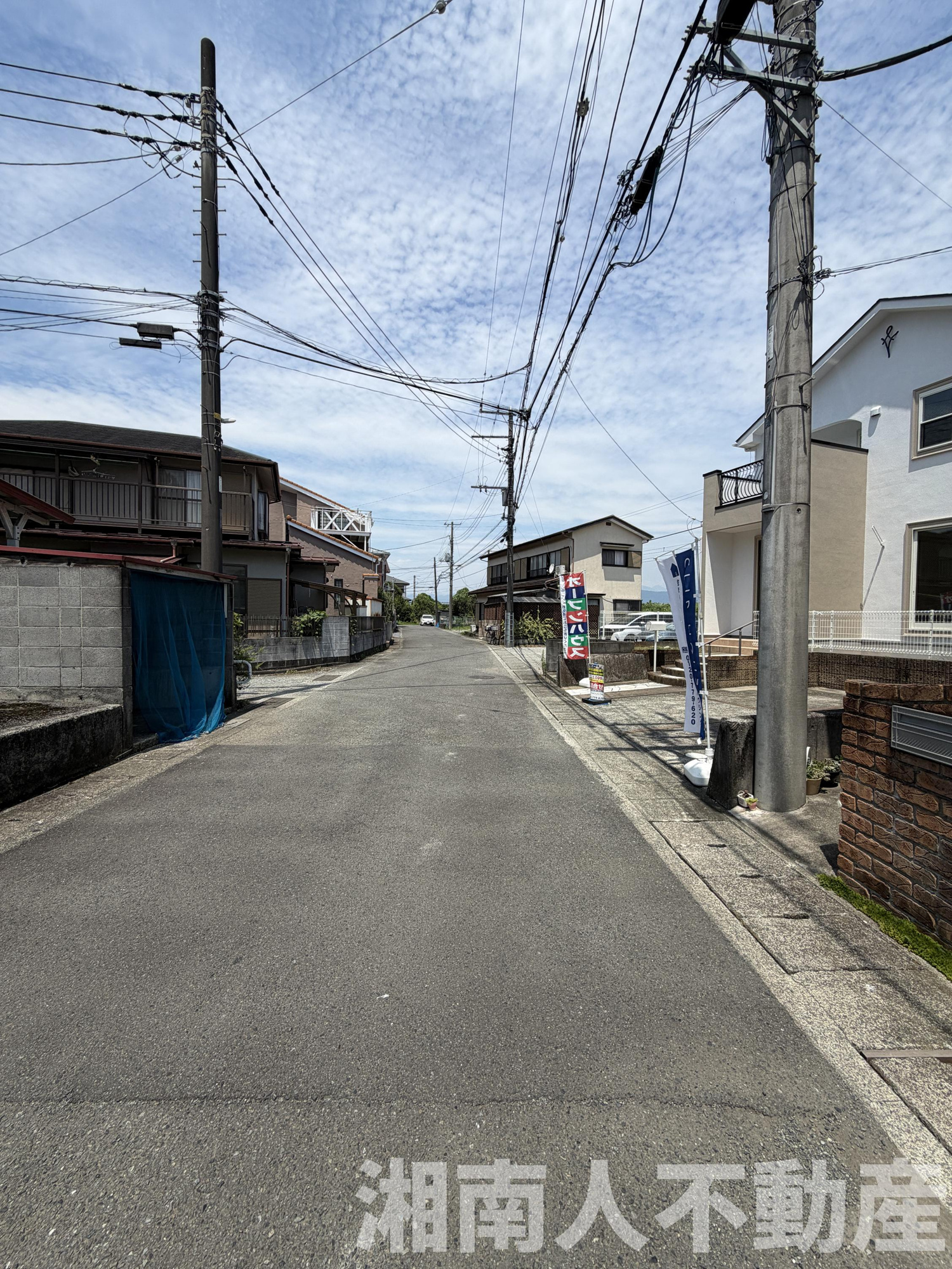 小田原市清水新田２５７－１２戸建の前面道路含む現地写真|前面道路含む現地写真です