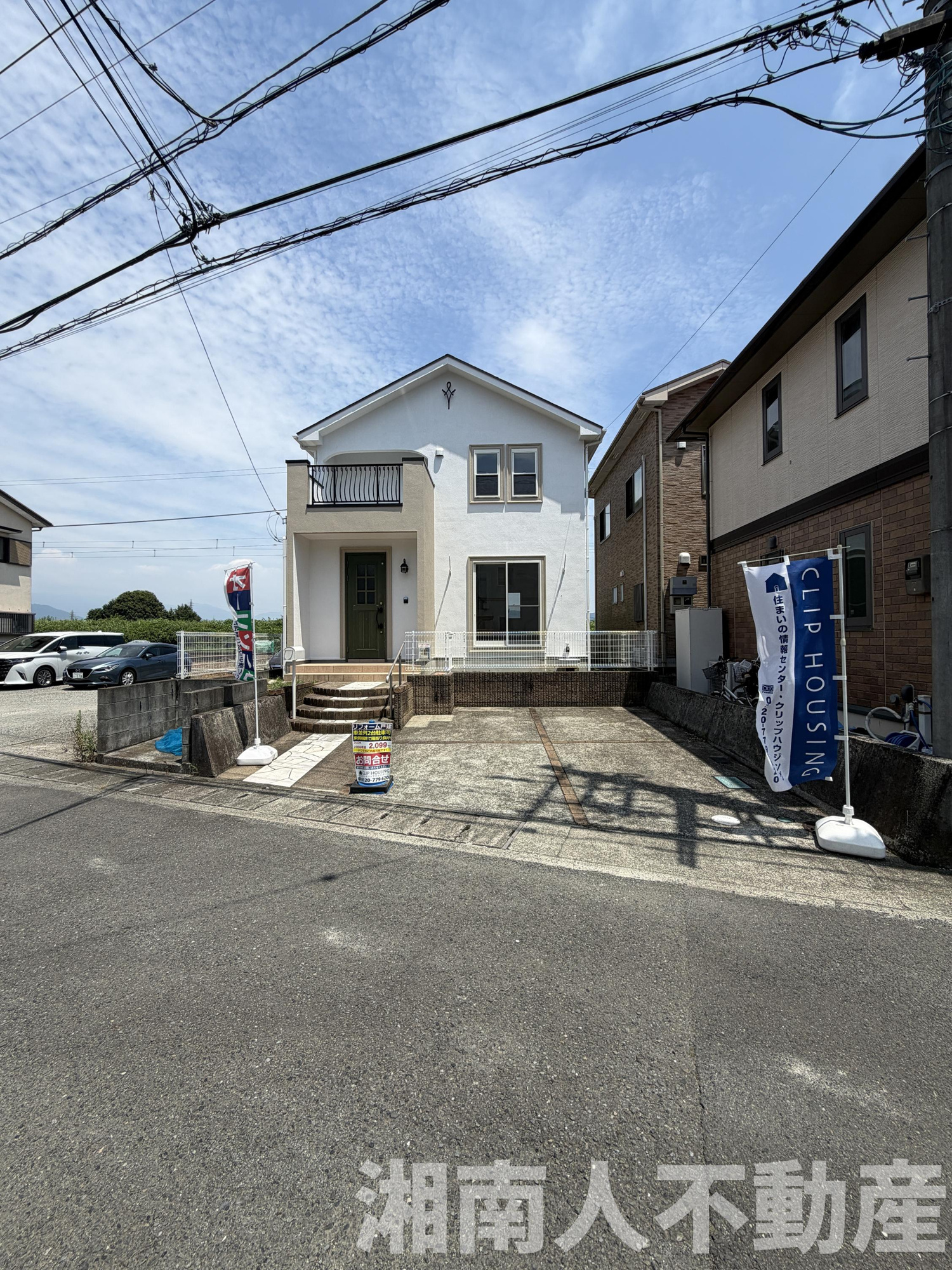 小田原市清水新田２５７－１２戸建の前面道路含む現地写真|前面道路含む現地写真です