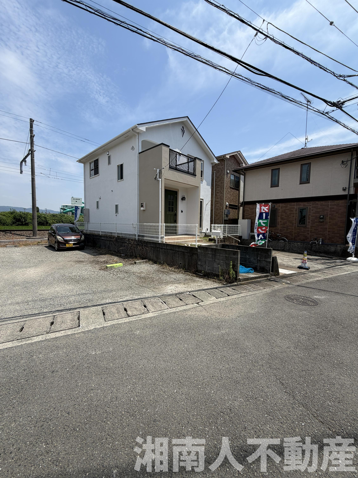 小田原市清水新田２５７－１２戸建の前面道路含む現地写真|前面道路含む現地写真です