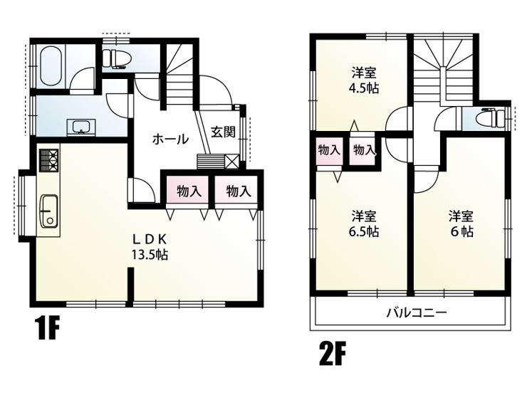 建物面積：80.31㎡（約24.29坪）
土地面積：103.13㎡（約31.19坪）