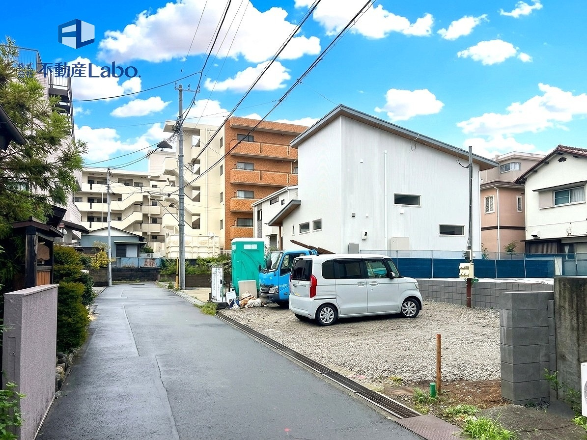 沼津市　大岡4期　全2棟の前面道路含む現地写真|完成前でもお気軽にお問い合わせください♪