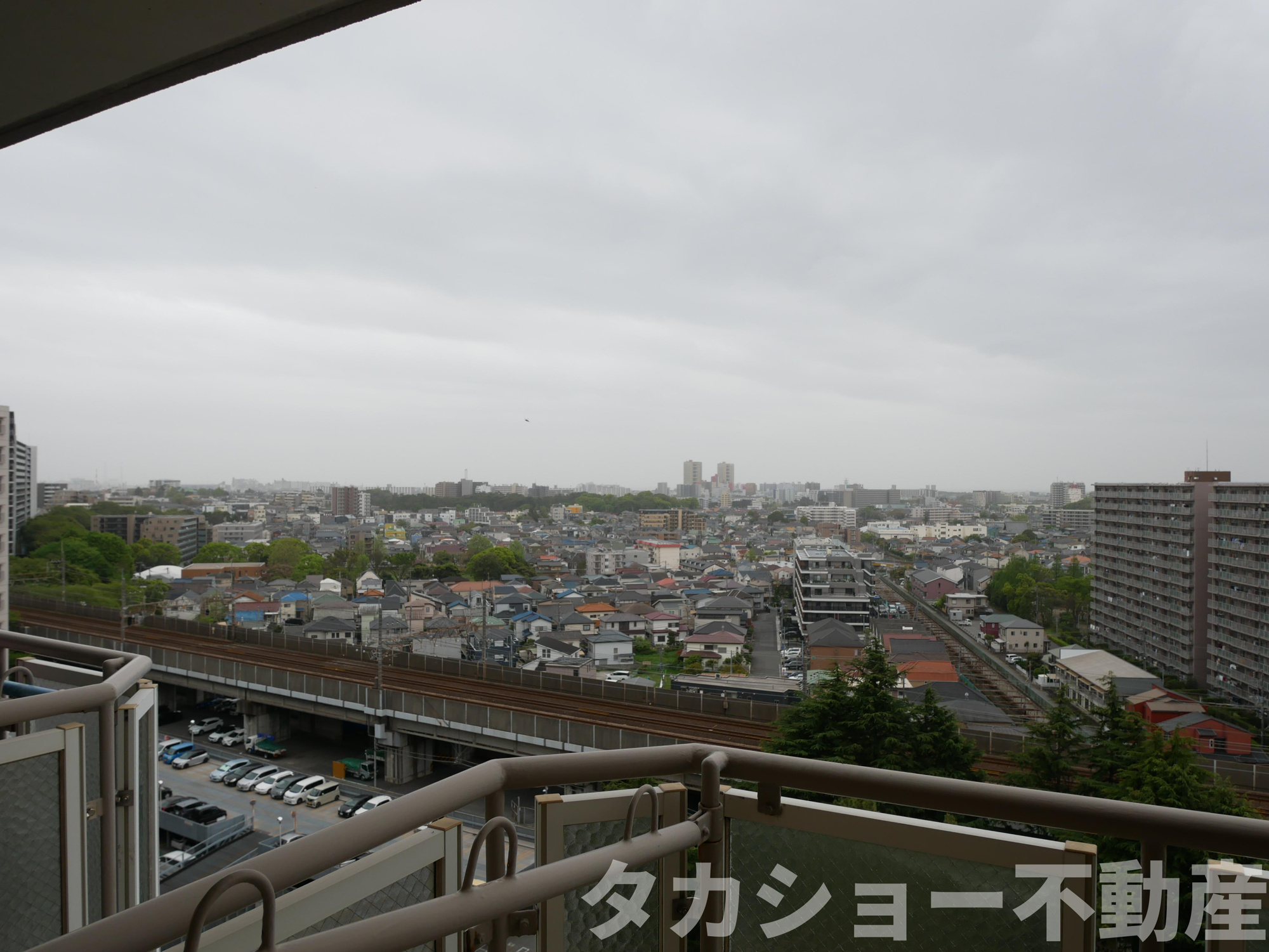 第3稲毛ハイツ28棟の展望