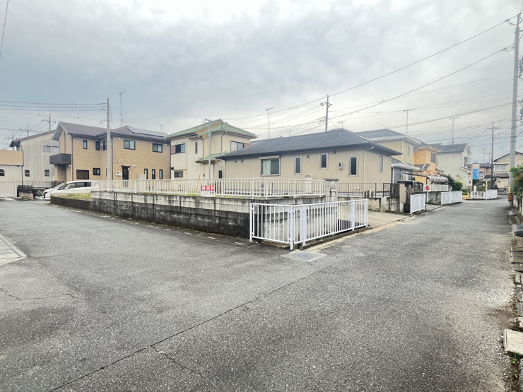 【前面道路含む現地写真】熊谷市柿沼 ≪売地≫