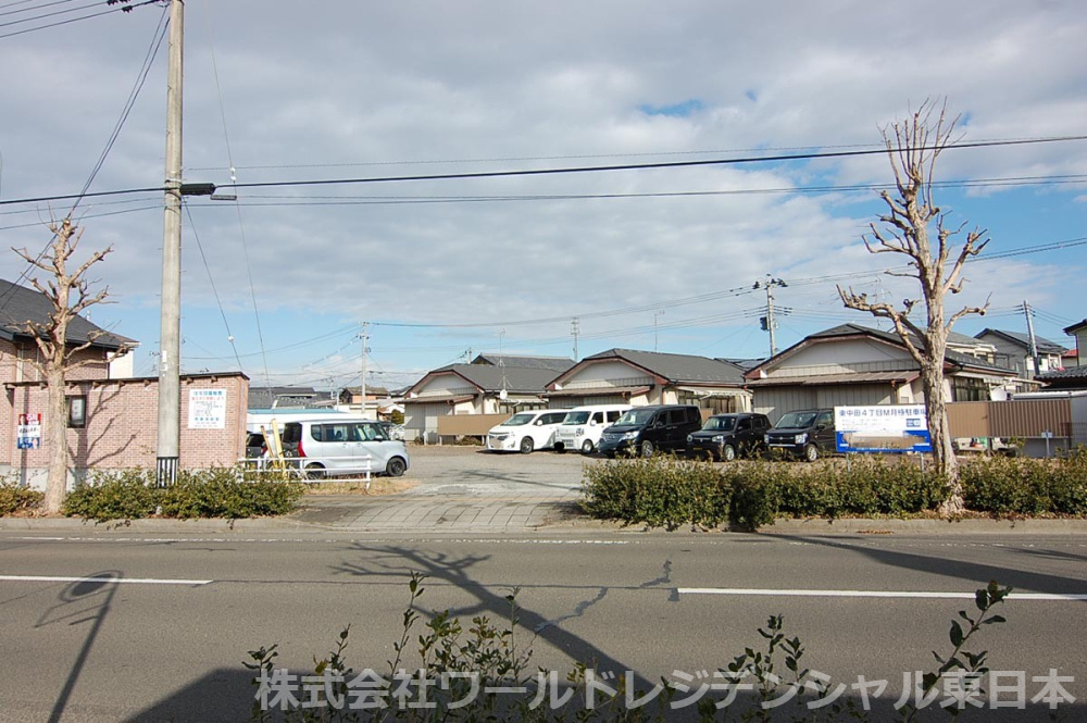 太白区東中田四丁目土地の前面道路含む現地写真|※2026年1月撮影