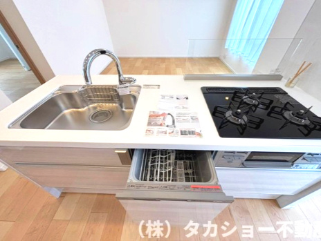東建ニューハイツ検見川　4号棟のキッチン|キッチンにはあると嬉しい食洗機付☆彡