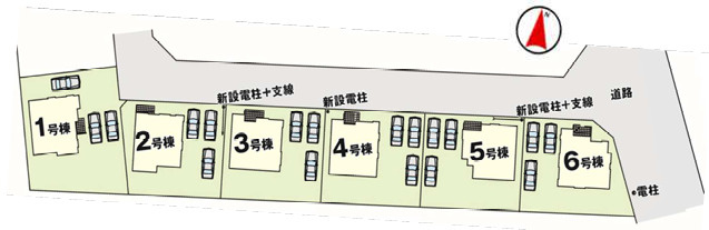 宇都宮市細谷町の新築一戸建の区画図|「初めまして！」が集まる分譲地。たくさんの子供たちが年齢を問わずに、仲良く一緒に成長できるのは分譲地の特徴ですね。