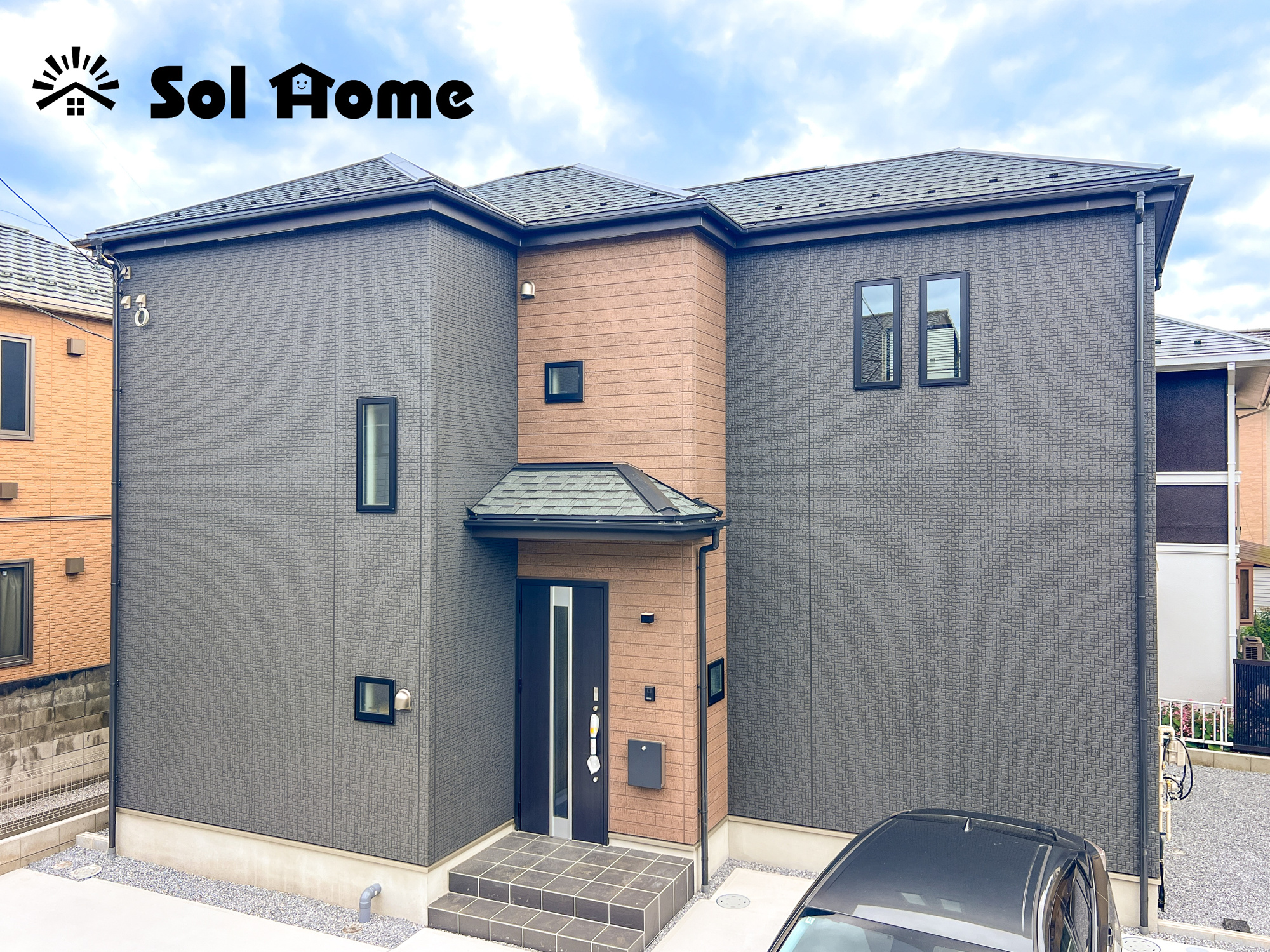 宇都宮市松原２丁目　新築住宅全１棟の外観|◆本日のご案内も大歓迎です♪◆ 図面や写真では分からない部分を不動産のプロが丁寧にご説明いたします！！ 年中無休のソルホームはいつでもお問い合わせをお待ちしております♪