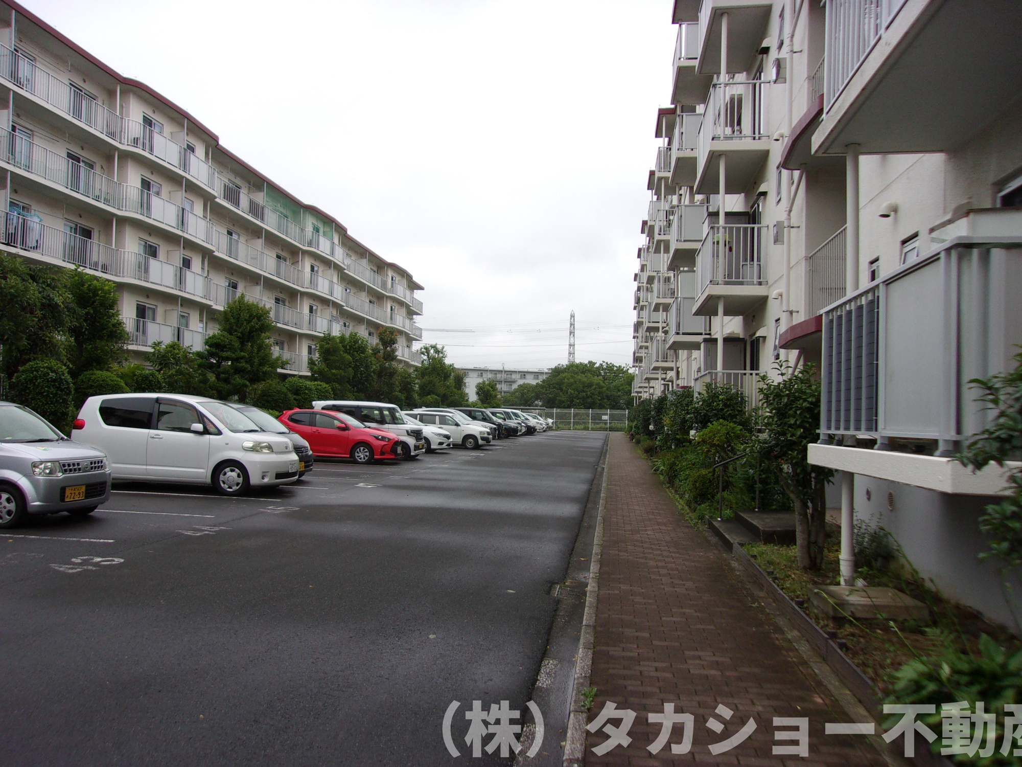 西千葉サンハイツ　3号棟の駐車場