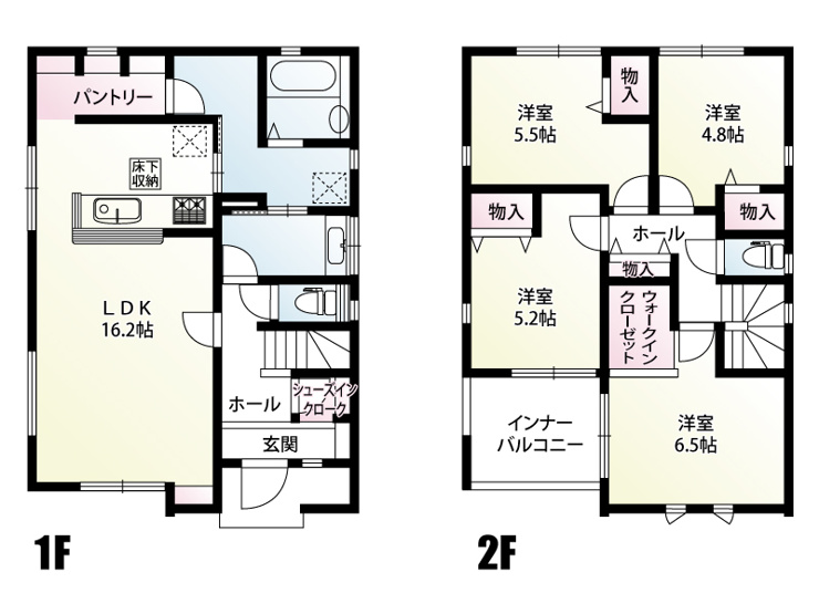 杉戸町清地　新築戸建　全3棟　1号棟　