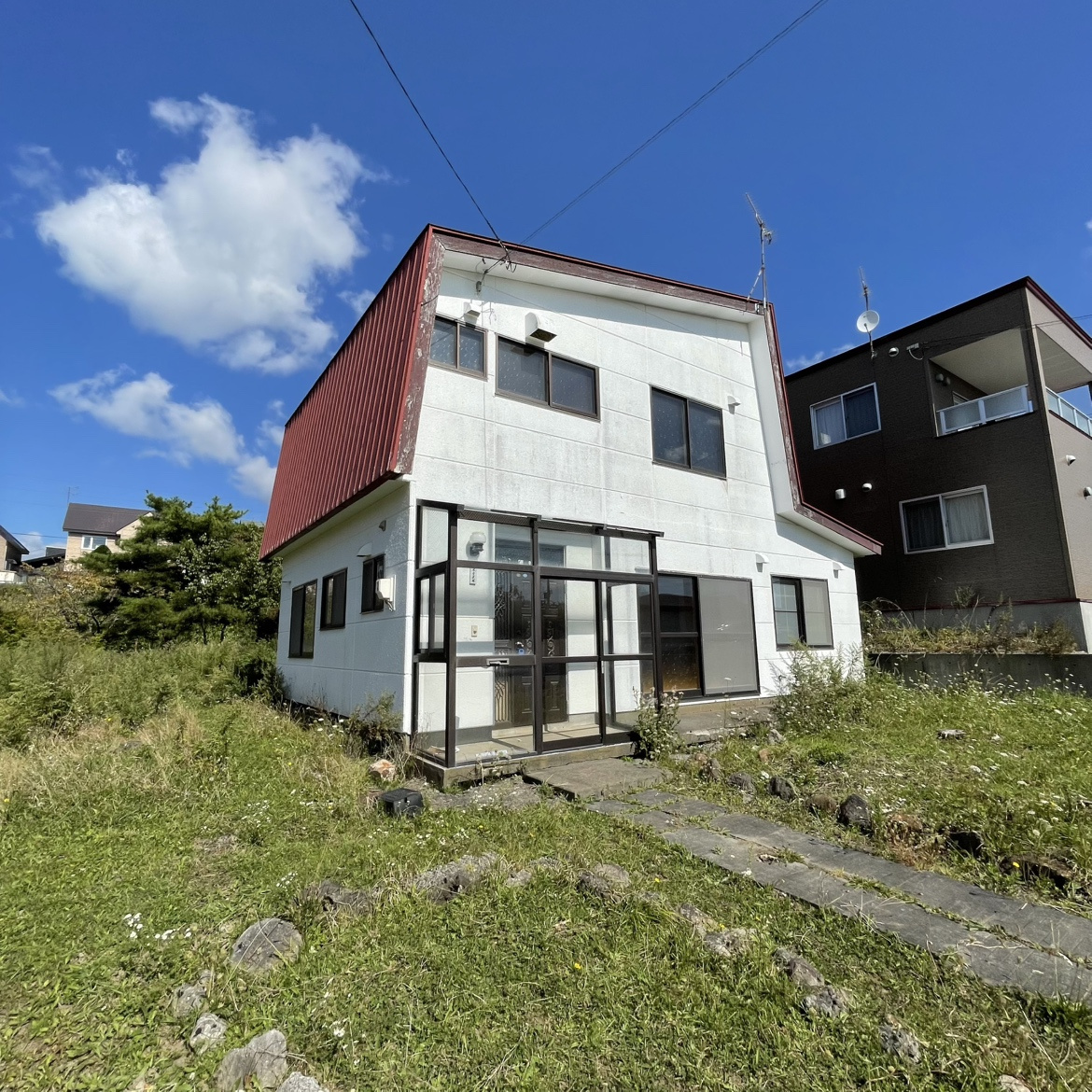 室蘭市八丁平4丁目25-7　土地の土地図