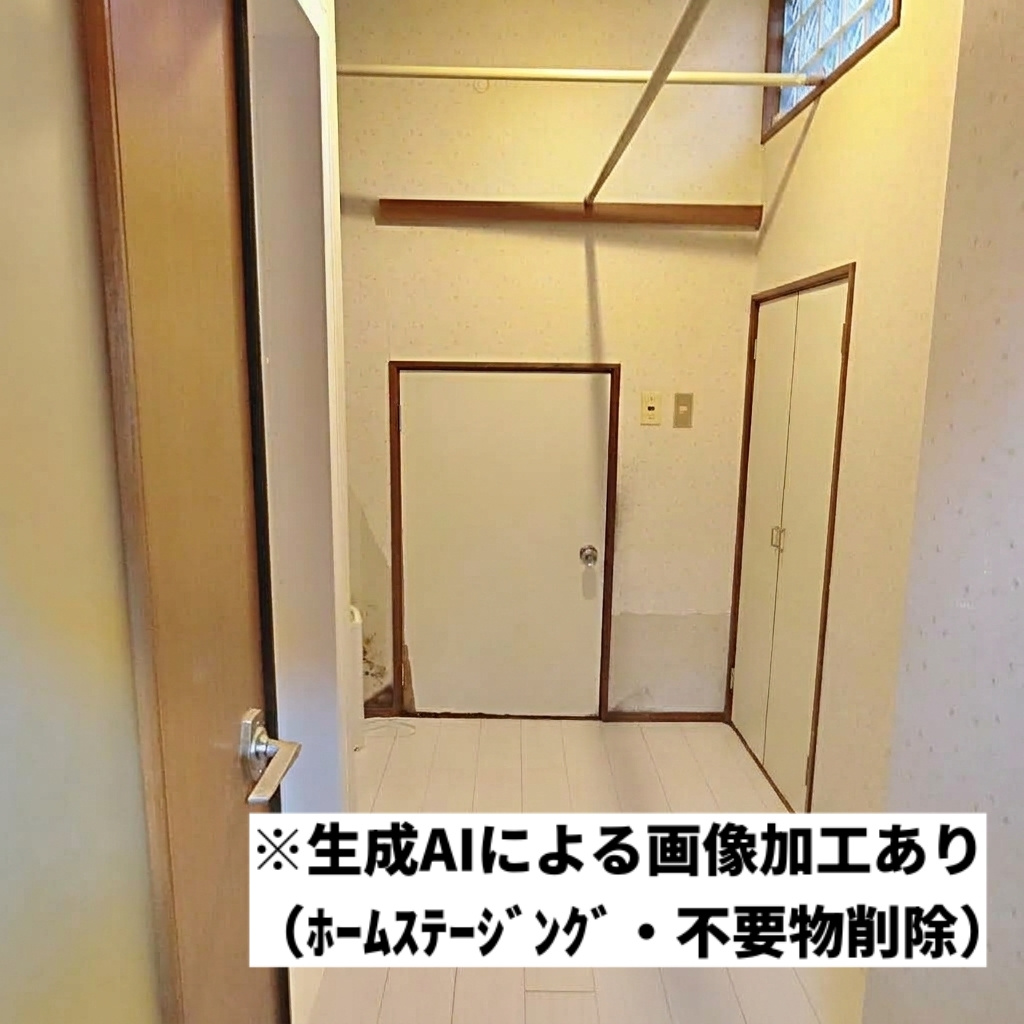 室蘭市中島本町3丁目17-1　中古住宅の脱衣所