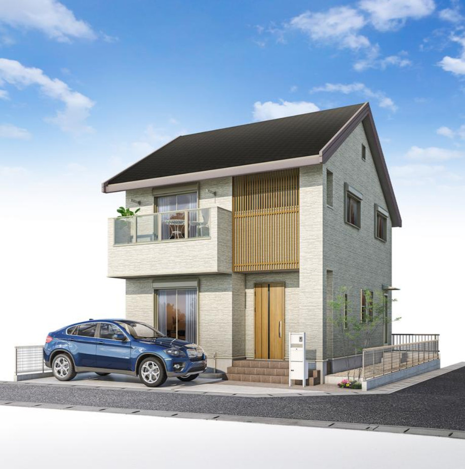横浜市瀬谷区南瀬谷1丁目 新築戸建て【仲介手数料無料】の外観パース