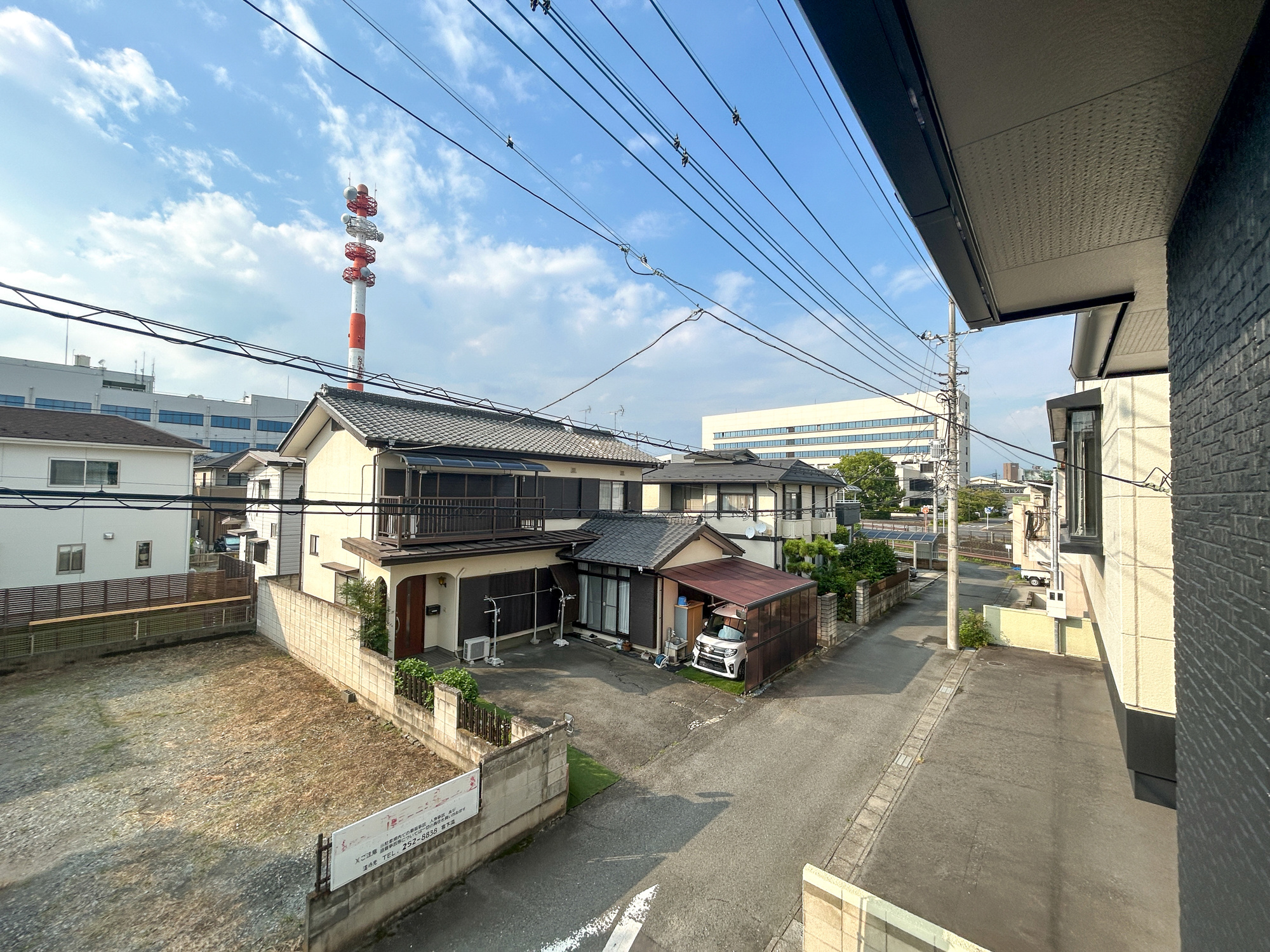前橋市元総社町第3期　新築住宅全1棟の展望|見晴らしの良い眺望は開放感たっぷり♪