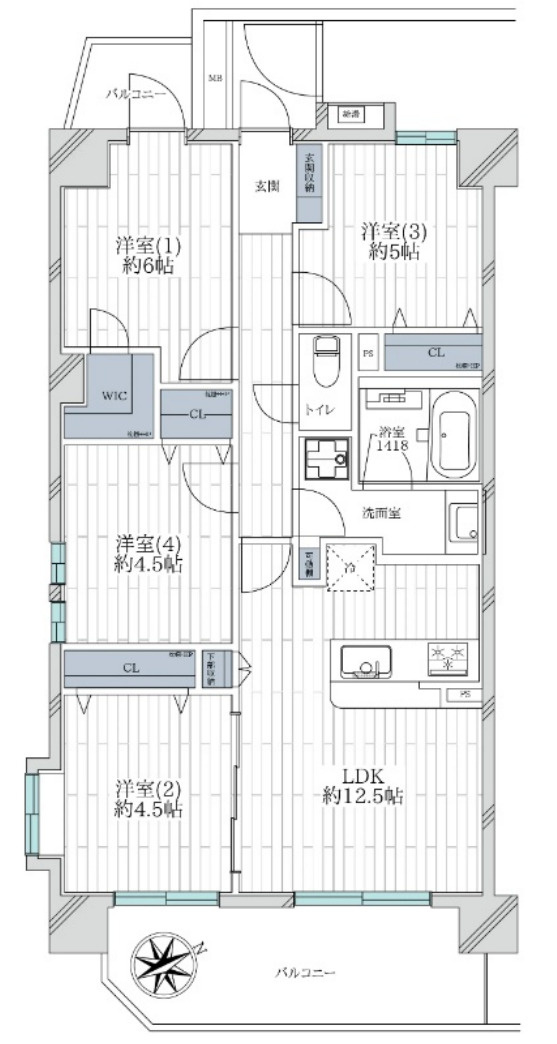 フェイム上星川【仲介手数料無料】ペット可♪の間取り