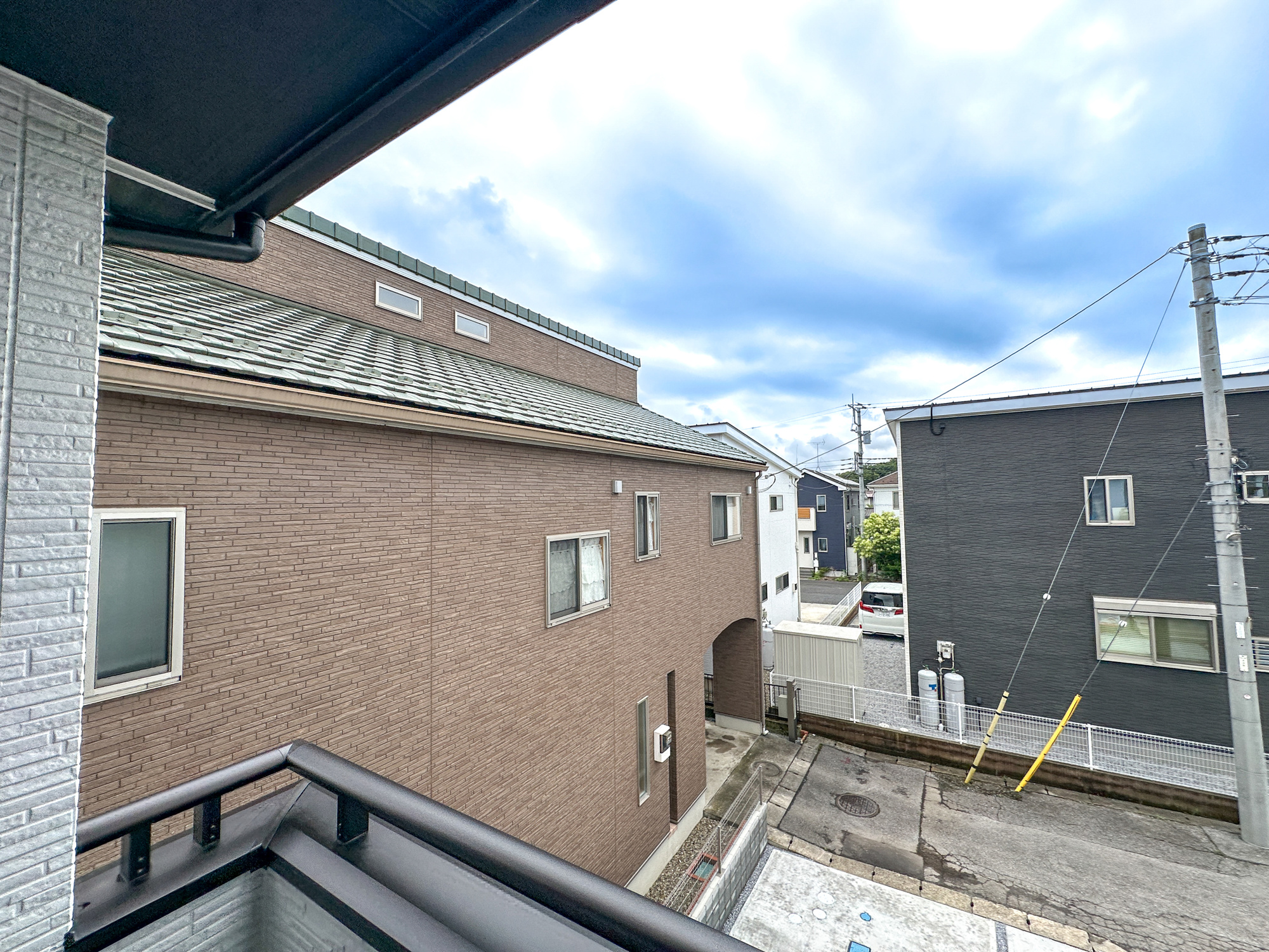 宇都宮市鶴田町１期　新築住宅全２棟の展望|隣地との距離が確保されているので開放感のある眺望♪