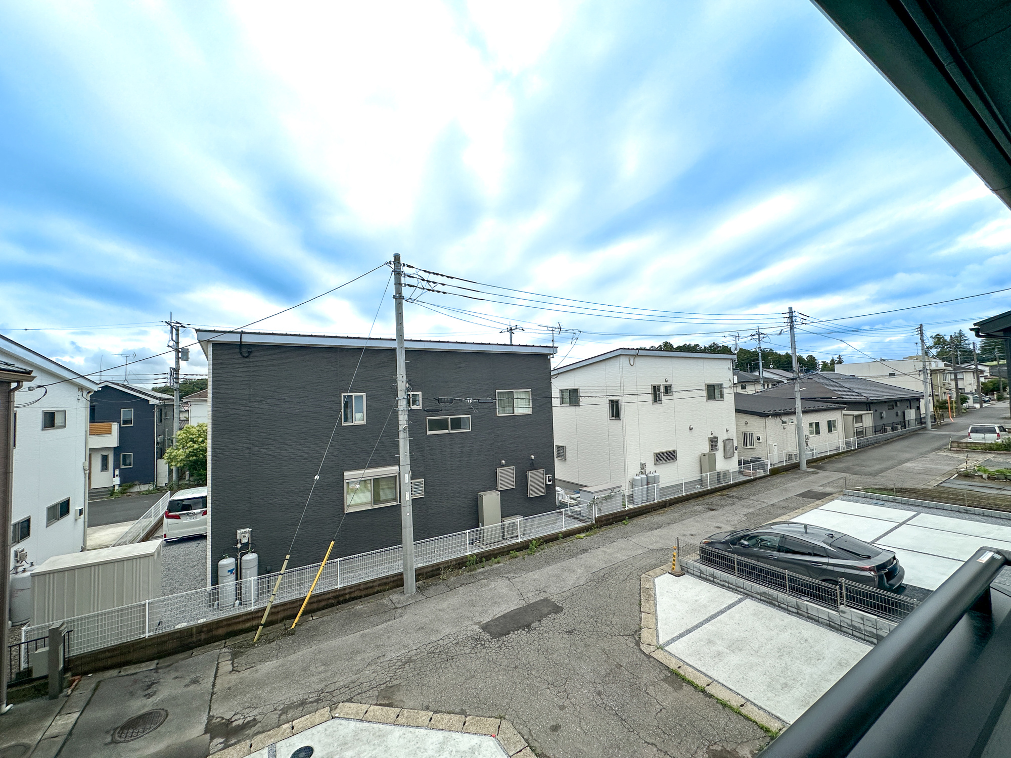 宇都宮市鶴田町１期　新築住宅全２棟の展望|見晴らしの良い眺望は開放感たっぷり♪