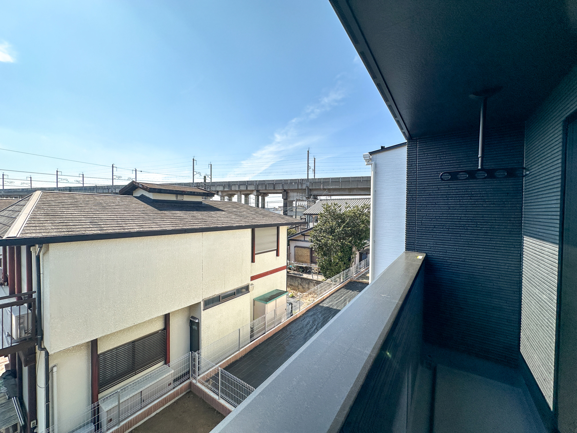 下野市川中子の新築一戸建の展望|隣地との距離が確保されているので開放感のある眺望♪
