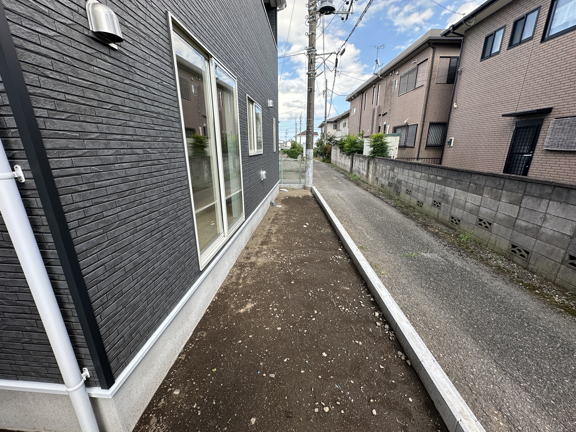 宇都宮市宮の内３丁目の新築一戸建の庭|お庭での家庭菜園・ガーデニングを通じて、お子様と一緒に育てていくと、思い出も増えていきそうですね♪
