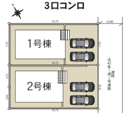 下都賀郡壬生町緑町２丁目の新築一戸建の区画図|「初めまして！」が集まる分譲地。たくさんの子供たちが年齢を問わずに、仲良く一緒に成長できるのは分譲地の特徴ですね。