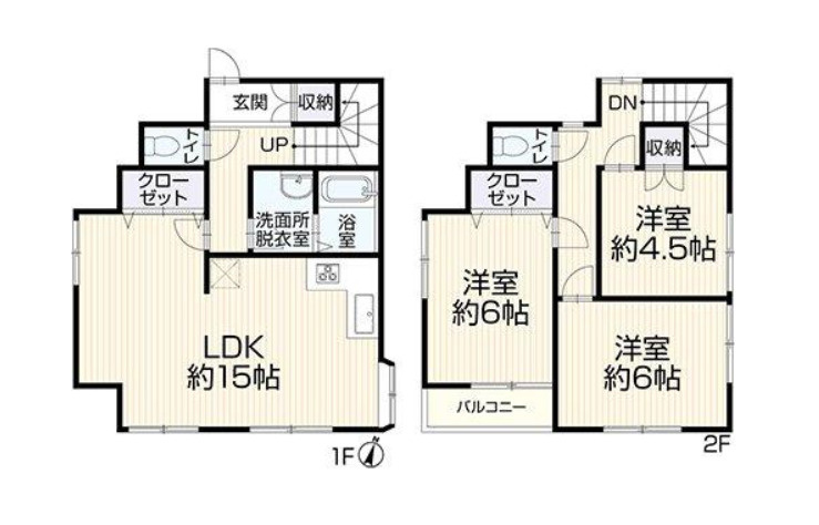 横浜市緑区三保町 中古戸建て【仲介手数料無料】の間取り