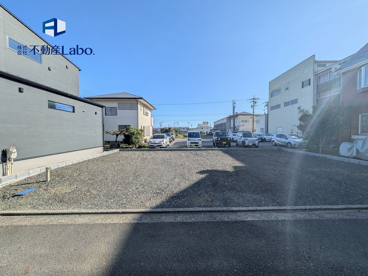 清水区北脇新田14期　全1棟の外観|●駐車スペース●
3台以上駐車可能♪